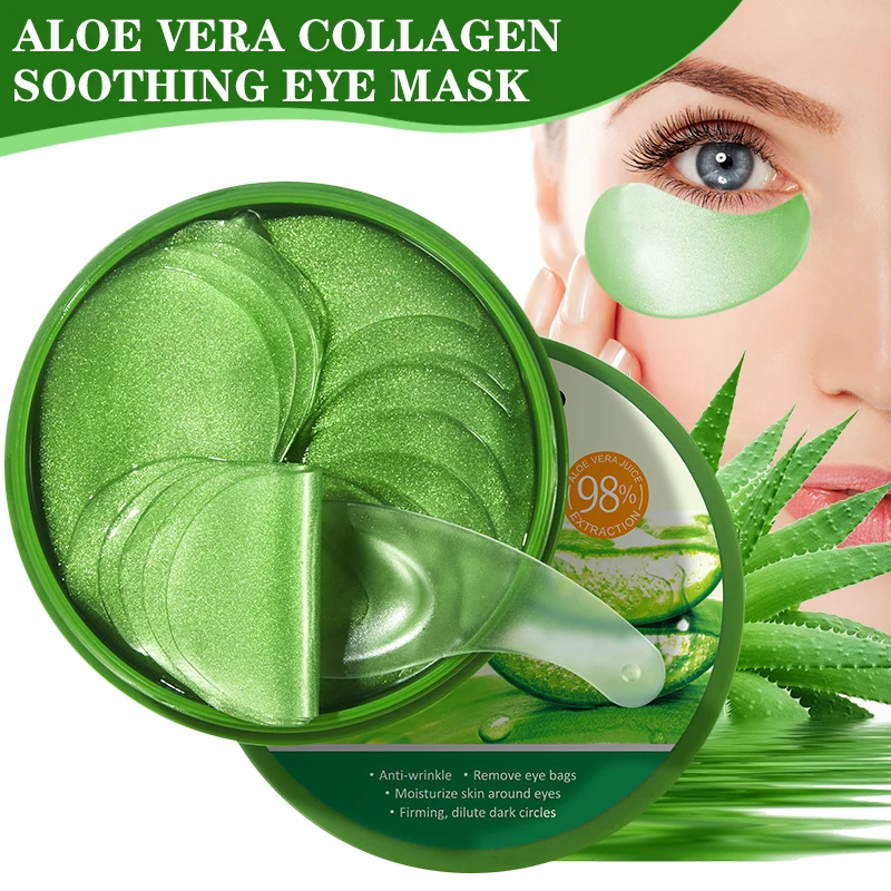 Microneedle Patch Eye - 60szt Aloe Vera Collagen Eye Mask