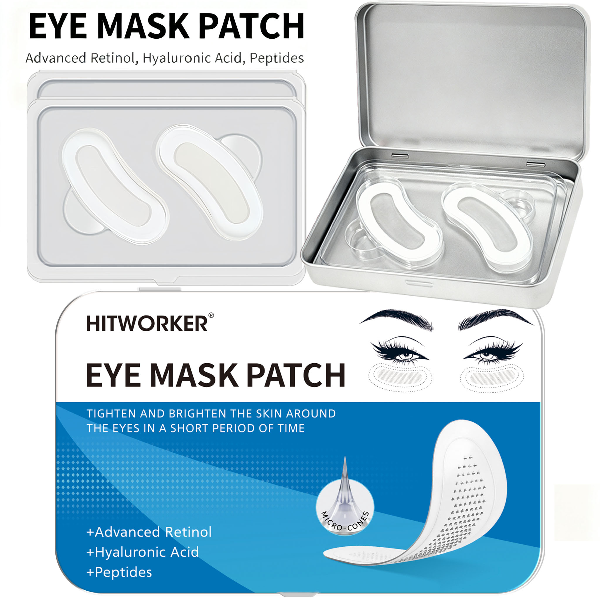 Microneedle Patch Eye - Precyzyjne płatki hydrożelowe do głębokiego oczyszczania