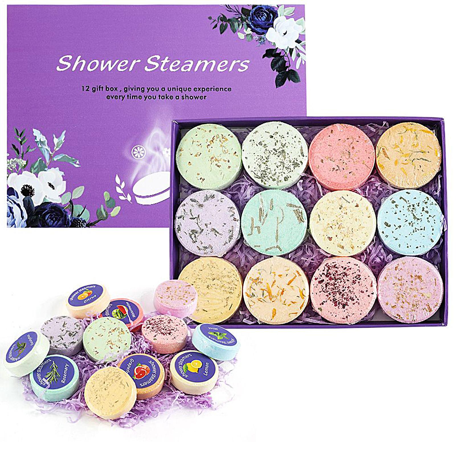 Shower Steamer Tablet - 12 sztuk/zestaw tabletek do kąpieli aromaterapeutycznych,