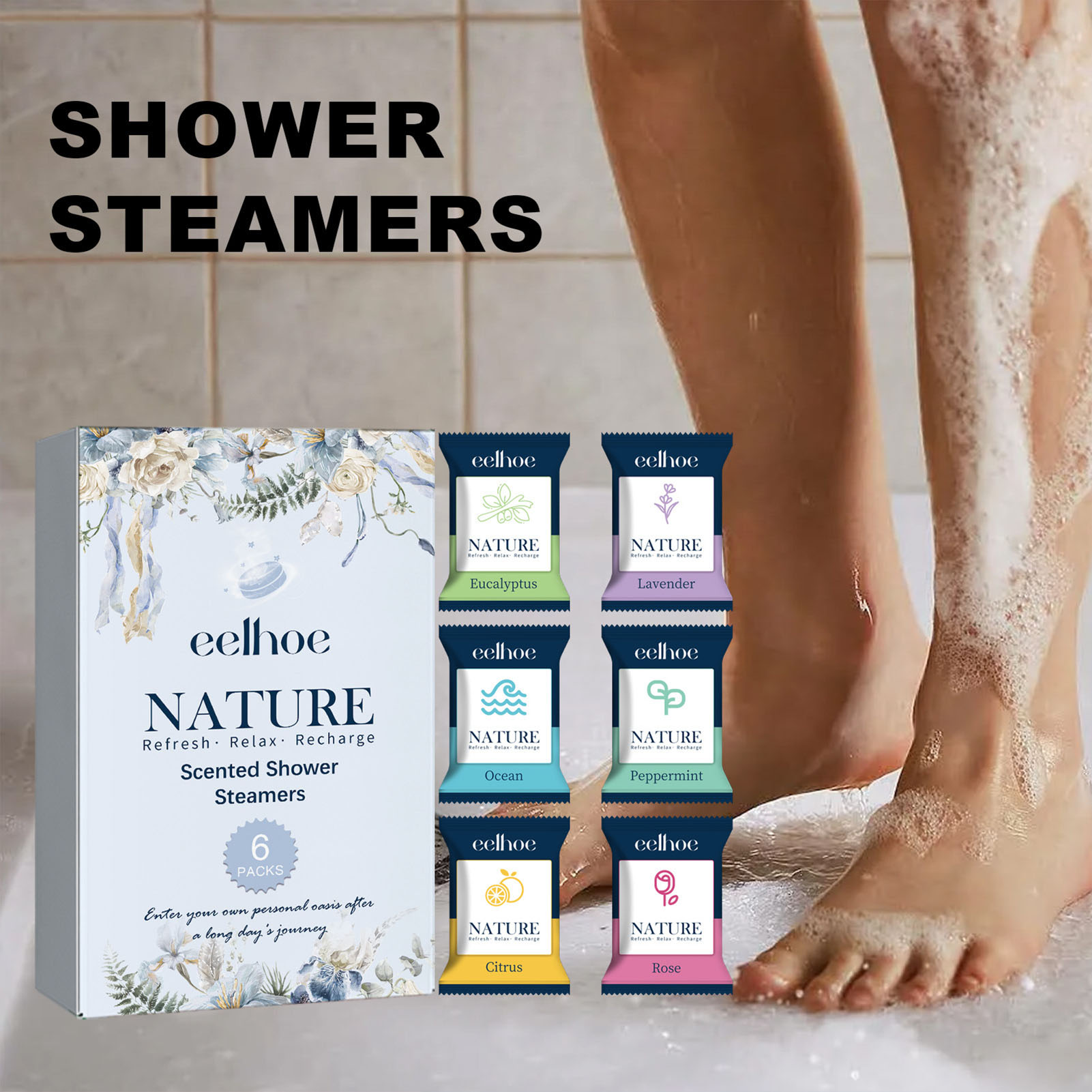 6 szt. Tabletki pod prysznic d – Shower Steamer Tablet recenzja i cena