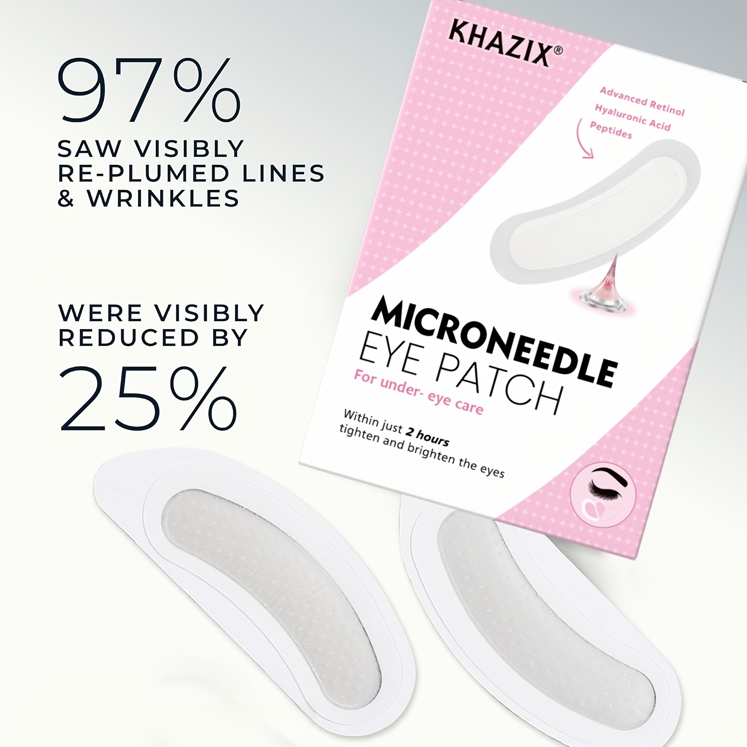 2 SZT. Retinolowe mikroigłowe  – Microneedle Patch Eye recenzja i cena