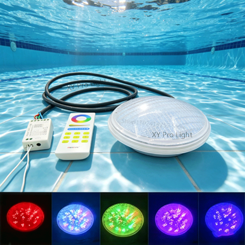 Lampy podwodne RGB 45W, lampy  – Xy Spa & Wellness George Town recenzja i cena