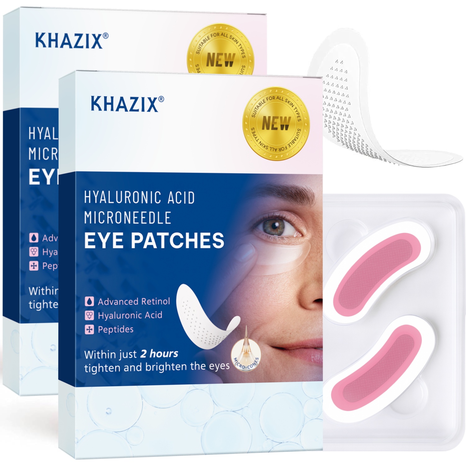 Plastry pod oczy z retinolem,  – Microneedle Patch Eye recenzja i cena