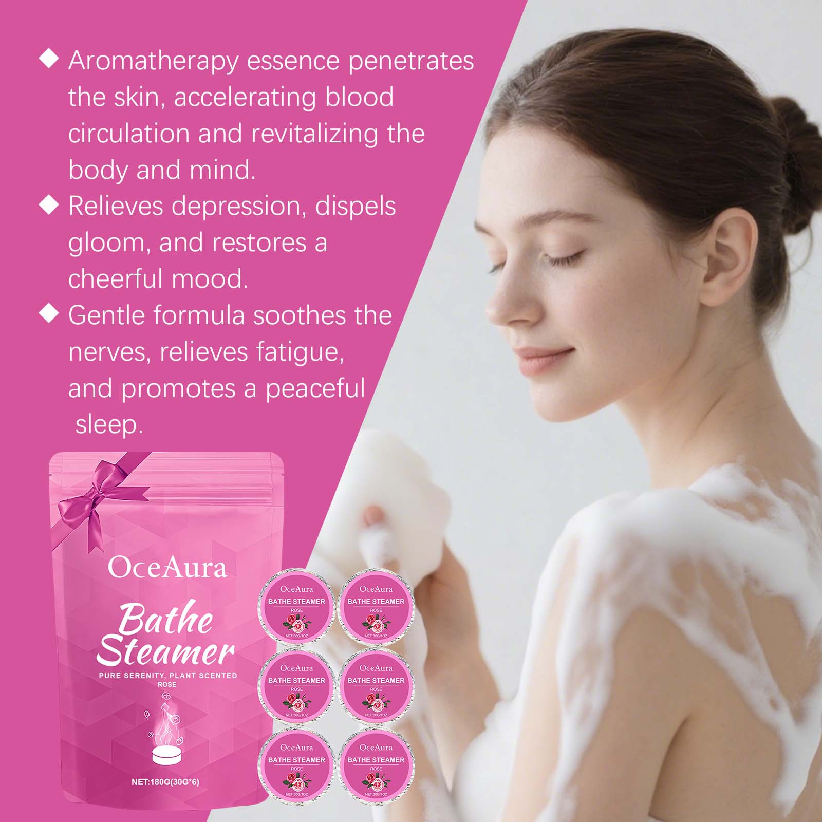 Tabletki do kąpieli aromaterap – Shower Steamer Tablet recenzja i cena
