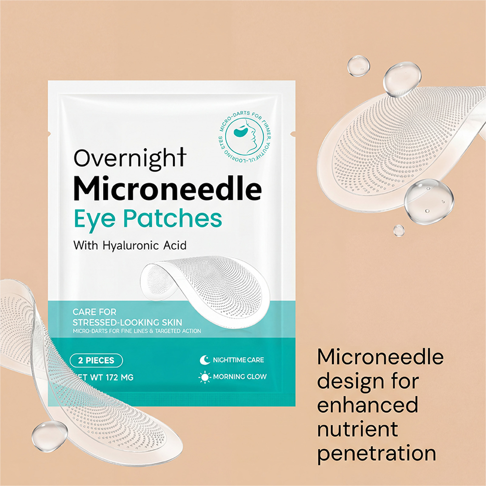 2x Wkłady pod oczy z witaminą  – Microneedle Patch Eye recenzja i cena